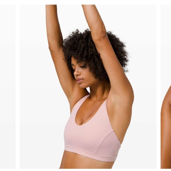 Lululemon Arise Bra C/D Cup Porcelain Pink Size 8 - Picture 5 of 11